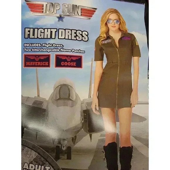 Top Gun Flight Dress - Picture 1 of 2